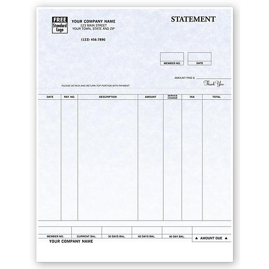 Billing Statement - Parchment