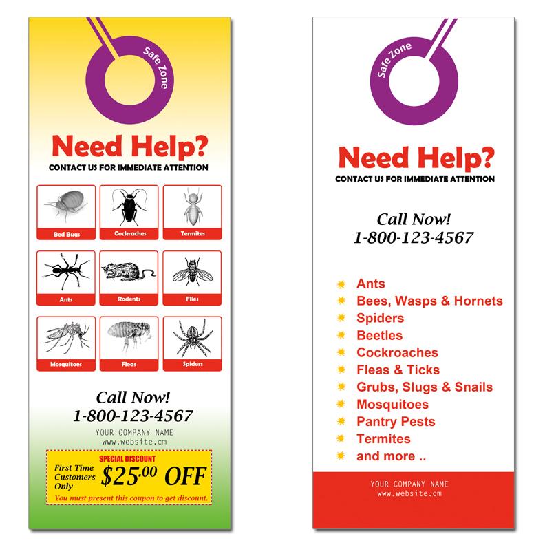  Promotional Door Hangers for Pest Control