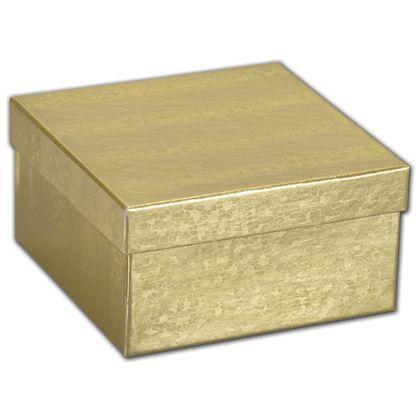 Cuff Bracelet Jewelry Boxes, Gold Foil Embossed, Small