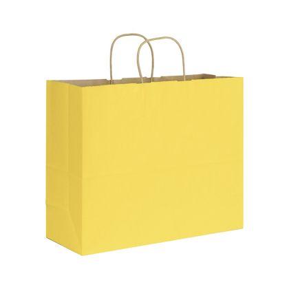 Varnish Stripe Shoppers Bag, Khaki, 16 x 6 x 19