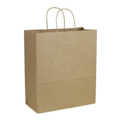 Escort Shoppers Bag, Recycled Kraft, 13 X 6 X 15 1/2"