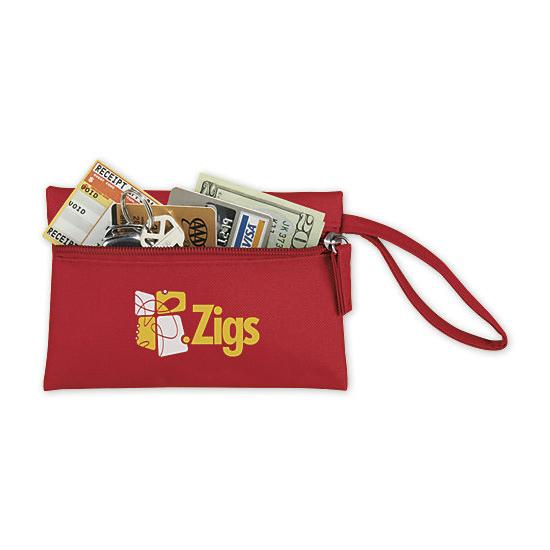Game Day Wristlet Clutch Bag, Printed Personalized Logo, Promotional Item, 288