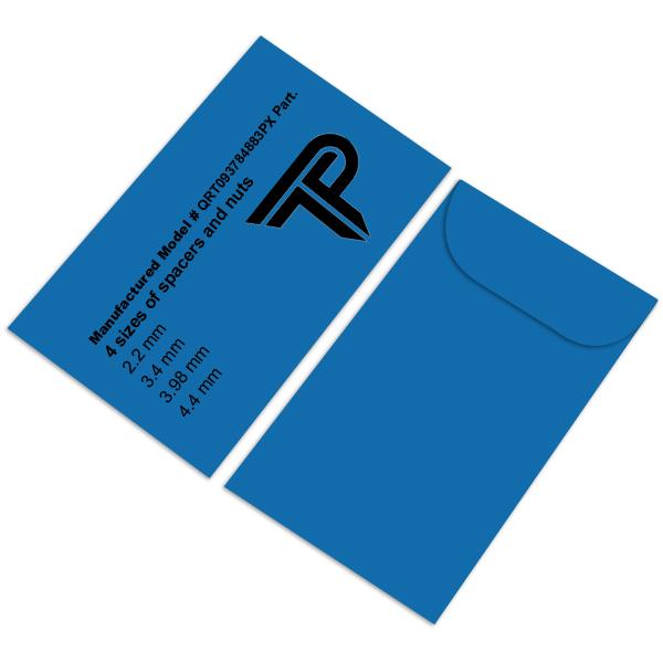 Custom Printed Coin Envelope, #5 1/2 - 3 1/8 X 5 1/2", Blue