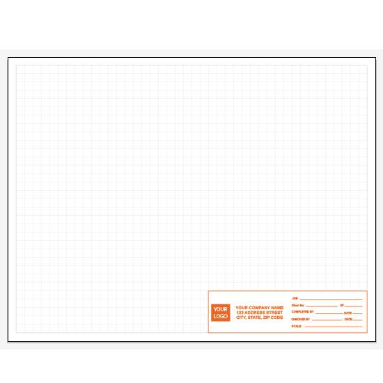 Custom Printed Graph Paper - Personalized