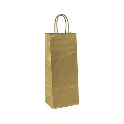 Shoppers Double Wine Bag, White, 6 1/2 x 3 1/2 x 13
