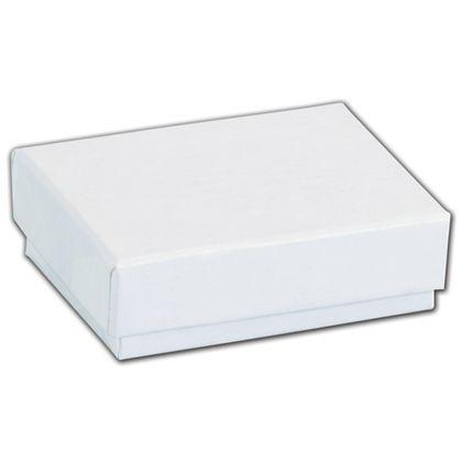 Charm Jewelry Boxes, White Krome, Small