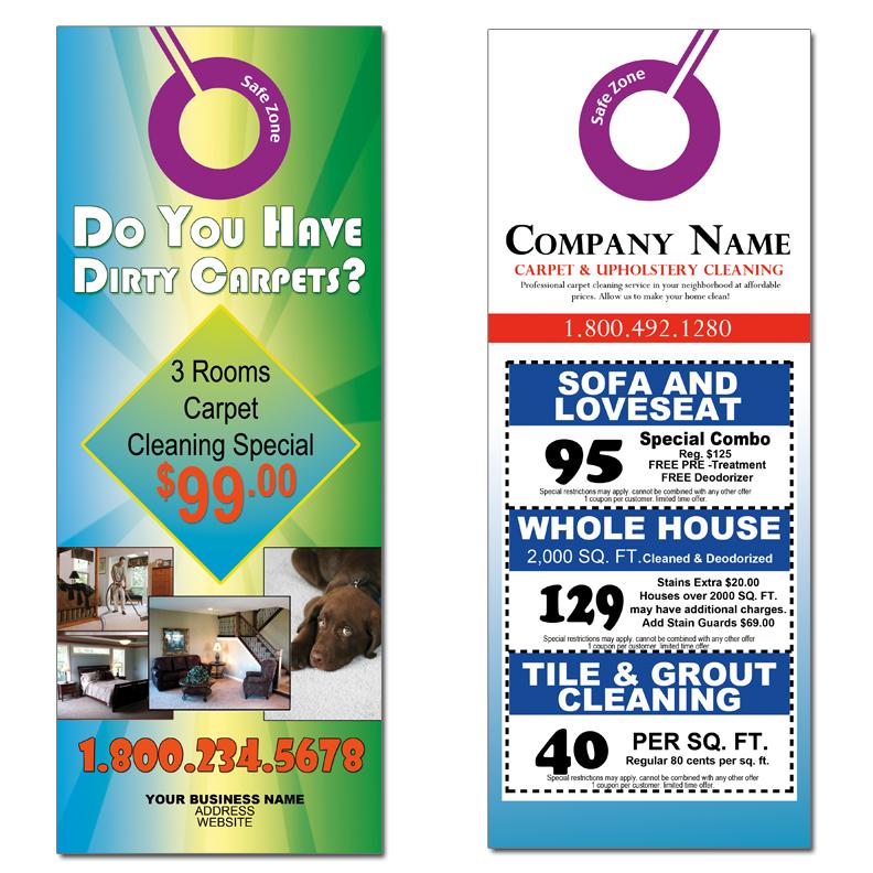 Carpet Cleaning Door Hangers Advertising
