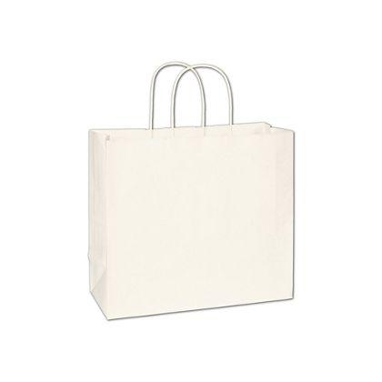 Imperial Shoppers Bag, Recycled White, 12 X 5 X 10 1/2"