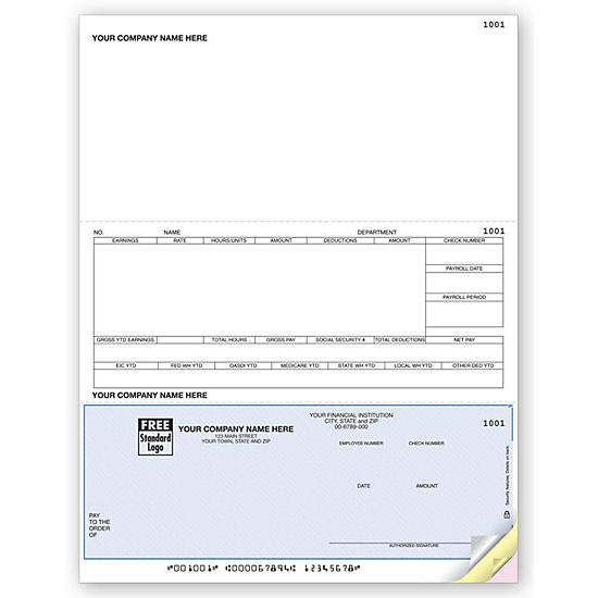 Laser Checks, Payroll, Compatible With Daceasy Dlb330
