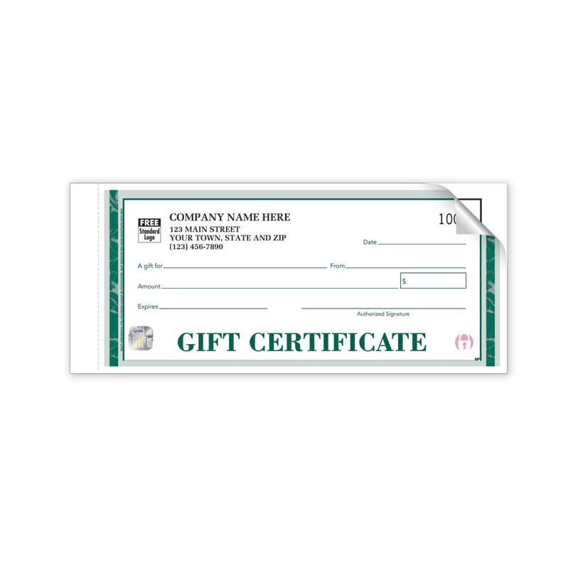 High Security Embassy Gift Certificates - Individual Sets 