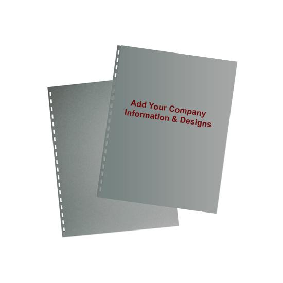 Custom Printed Tax Return Folder, Front and back Cover Separate