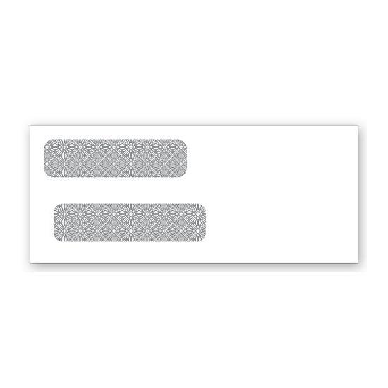 Double Window Check Envelopes, 8.625" x 3.625"