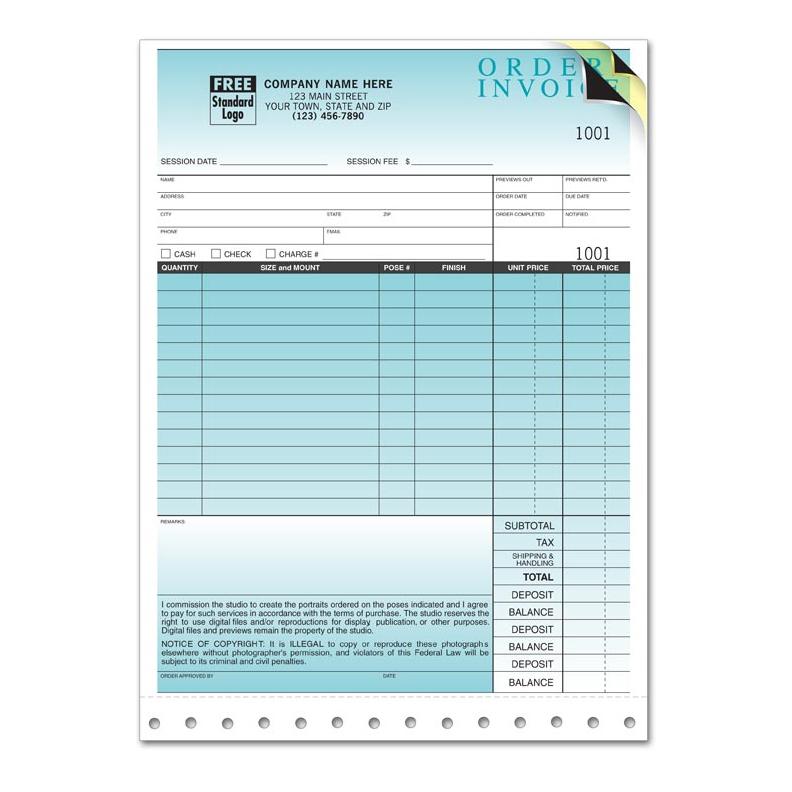  Photography Invoice - Sales Orders
