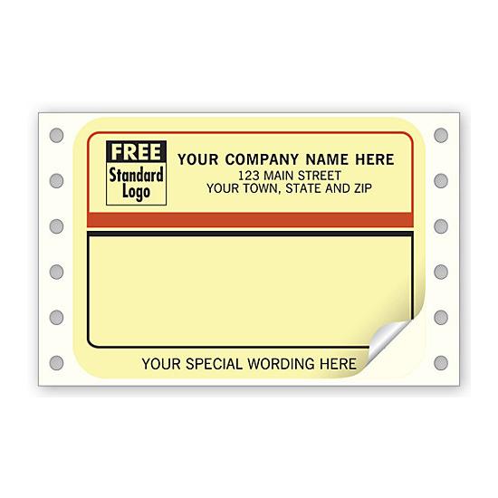 Continuous Mailing Address Label