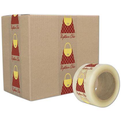 Custom Shipping Tape, Clear, Extra Large