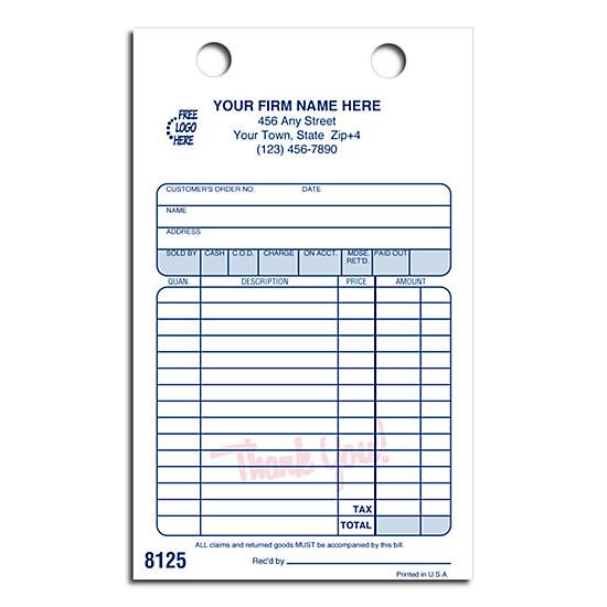Pre-printed Sales Invoice Register Form For Cash And Credit