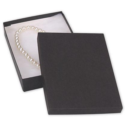 Eco-Friendly Colored Frame Jewelry Boxes, Black