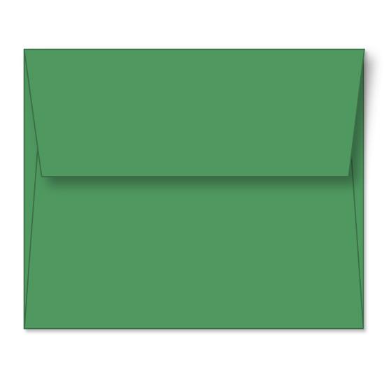 Green Announcement Envelope A6 (4 3/4 x 6 1/2) - Custom Printed