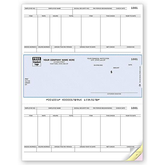 Sage 50 Laser Checks, Payroll, Compatible With Sage-Peachtree DLM341