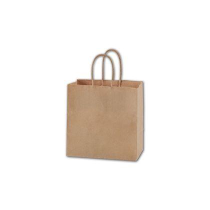 Ruby Shoppers Bag, Kraft, 8 X 5 X 8"