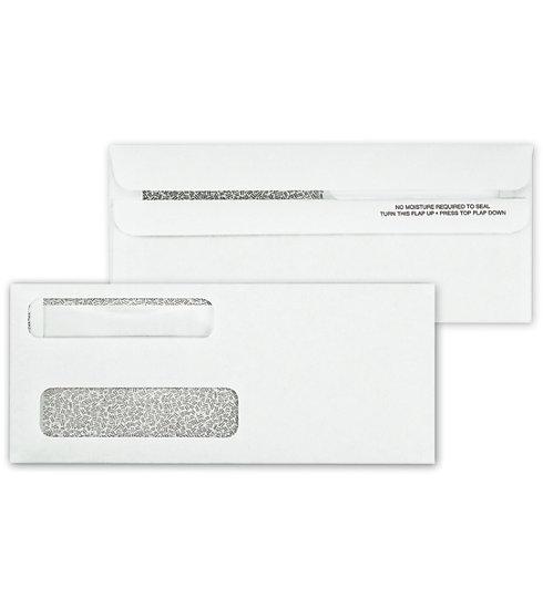Double Window Envelope Self Seal for Checks