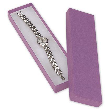 Eco-Friendly Colored Watch Jewelry Boxes, Purple