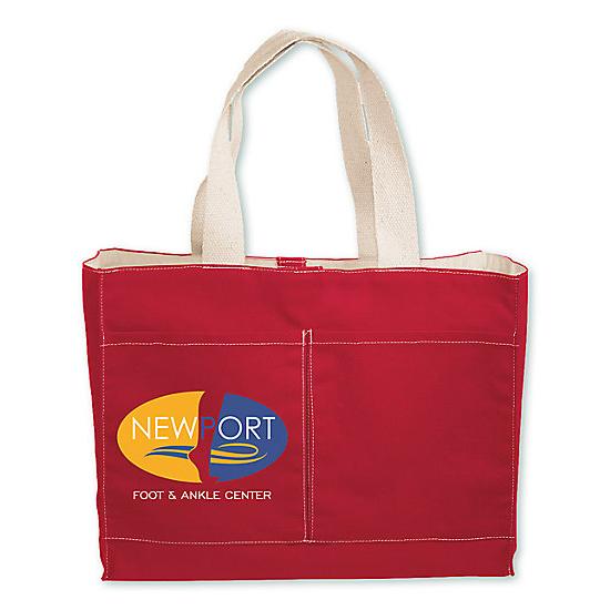 Tacoma Tote Bag, Dyed Cotton Canvas, Printed Personalized Logo, Promotional Item, 50