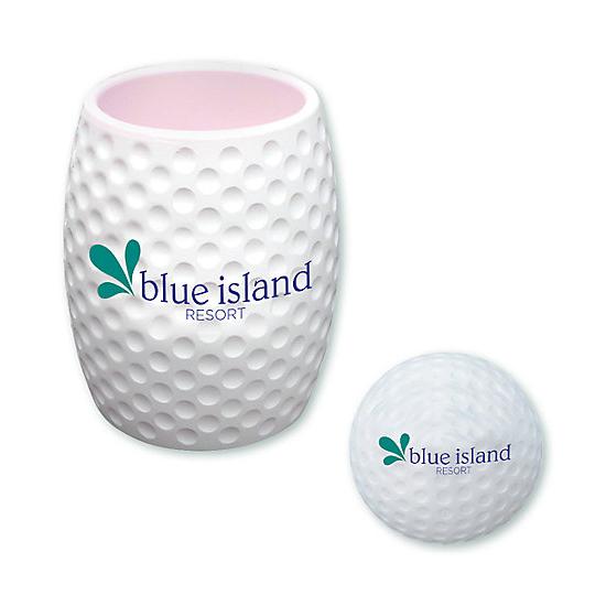 Golf Ball in Can Holder Combo, Printed Personalized Logo, Promotional Item, 100