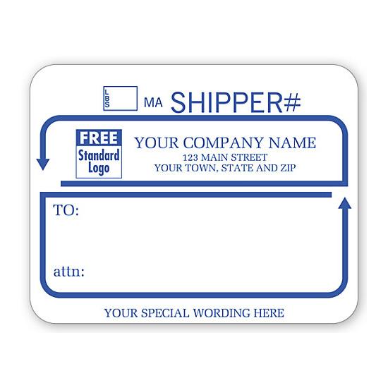 Large Shipping Labels With Ups Number