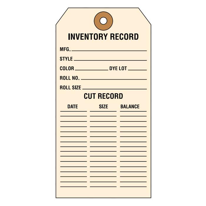 Carpet Inventory Tags