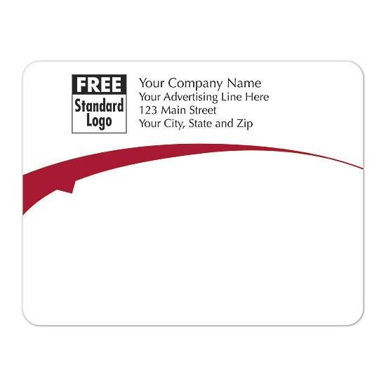 Shipping Label - Rectangular Return Address Label Personalized  5 x 3 7/8"