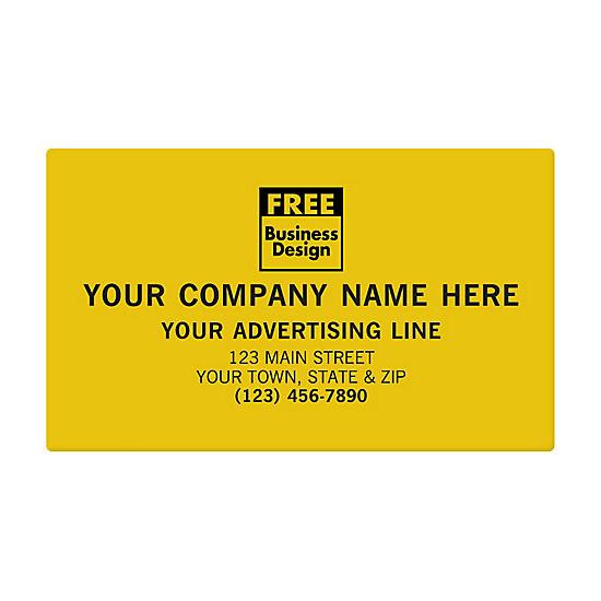 Personalized 5 X 3" Label Printing, Polyester, Gold, Silver