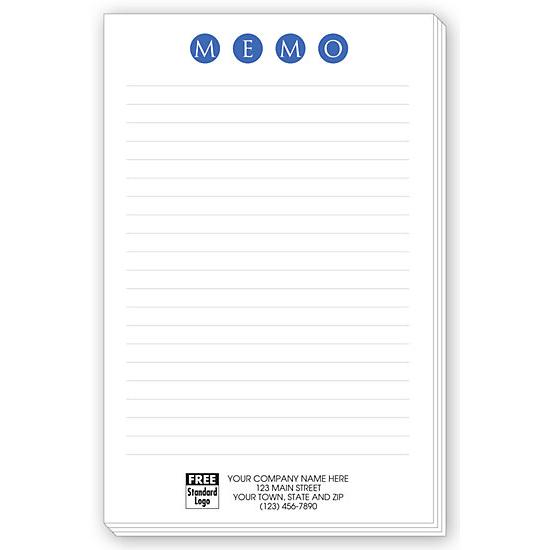 Personalized Notepads With Lines, Large