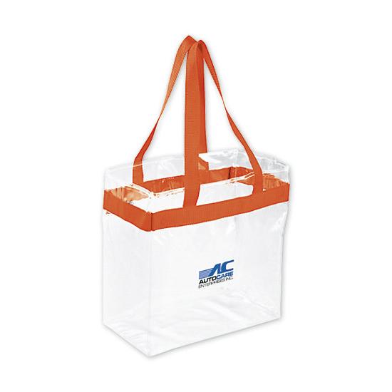 Game Day Clear Stadium Tote Bag, Printed Personalized Logo, Promotional Item, 144