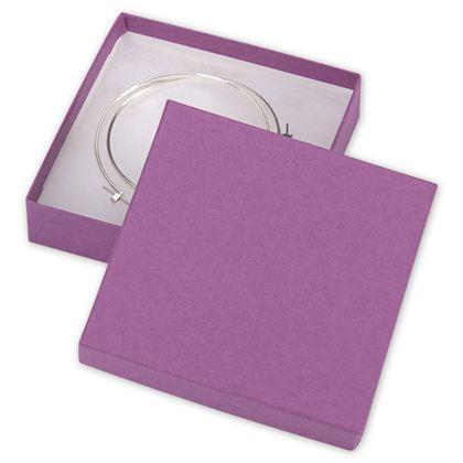 Eco-Friendly Colored Bangles Jewelry Boxes, Purple, Small
