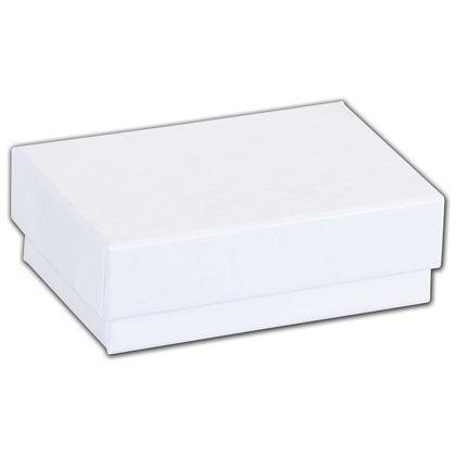 Charm Jewelry Boxes, White Krome, Large