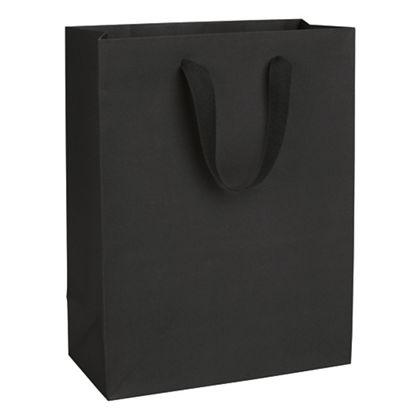 Manhattan Eco Euro-shoppers Bag, Black, 10 X 5 X 13"