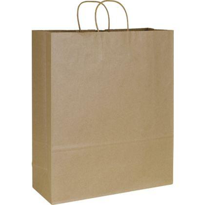 Queen Shoppers Bag, Kraft, 16 x 6 x 19"