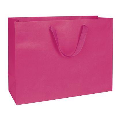 Upscale Shopping Bags, Fuchsia, Extra Large