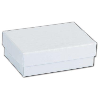 Charm Jewelry Boxes, White Krome, Extra Large