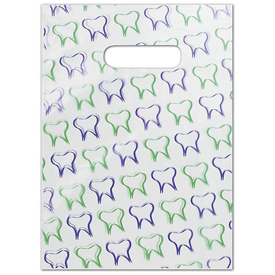Abstract Teeth Scatter Bags