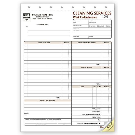 Cleaning Company Contract - Work Orders