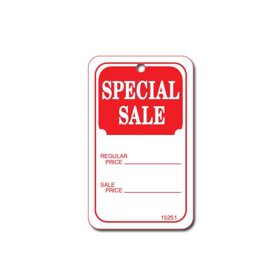 Special Sale Price Tag With String