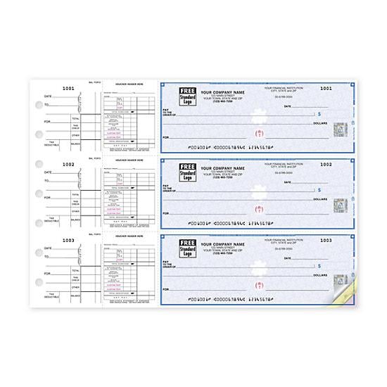 Double Stub Payroll Checks