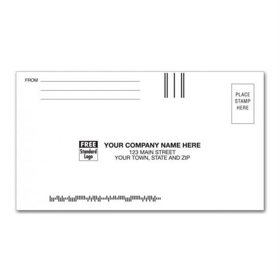 3 7/8 x 7 1/2 Custom Printed Envelopes | #7 3/4 Regular Business Reply Envelope