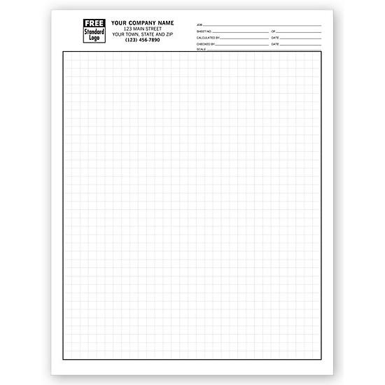 Graph Papers Padded - Custom Printed