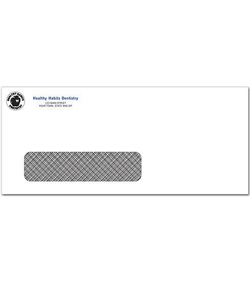 Custom Printed #10 Window Envelopes, Security Tint, 9 1/2 x 4 1/8"