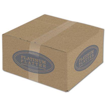 Custom-Printed Corrugated Boxes, 4 Sides, Kraft, Extra Large, 2 Bundles