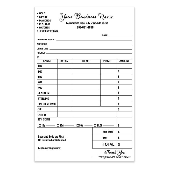 Logo Stamps for Catalogs & Receipts