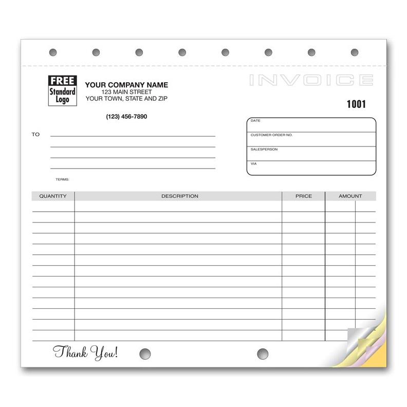 Invoice Form with Carbon Copy